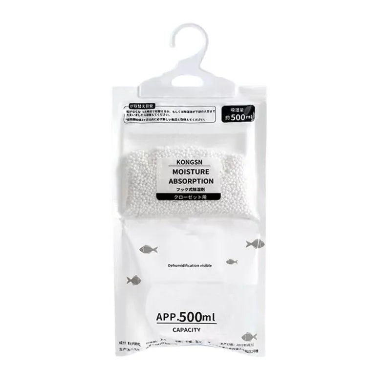 Hanging Dehumidifier Bag – Large Household Moisture & Mildew-Proof Water Absorption Desiccant