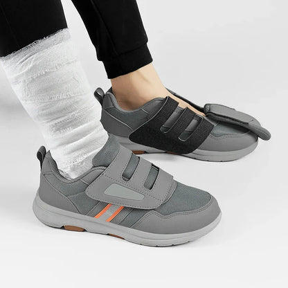 Men’s Adjustable Wide Diabetic Shoes – Orthopedic Walking Shoes for Swollen Feet, Bunion & Hallux Valgus Pain Relief for Elderly Comfort