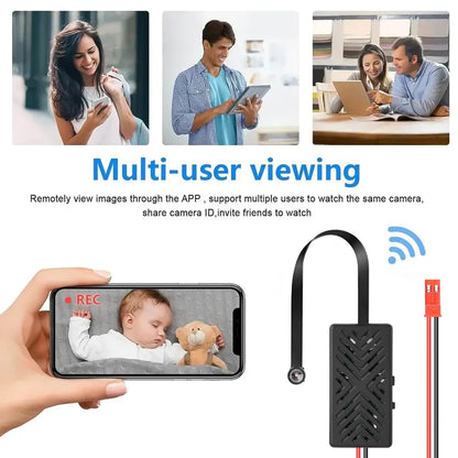 1080P DIY WiFi Mini Camera Module — Motion Detection Sport DV P2P Video Recorder with Remote Control for Home Security
