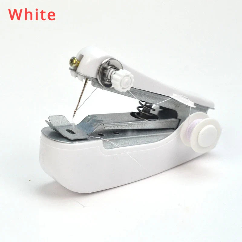 Portable Mini Manual Sewing Machine & Travel Sewing Kit - Handy Needlework Tool for Fabric & Clothes