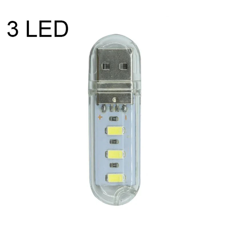 Mini Portable LED USB Light – Touch Sensor Desk Lamp with 3/8/24 LEDs for Reading, PC, Laptop & Power Bank Lighting
