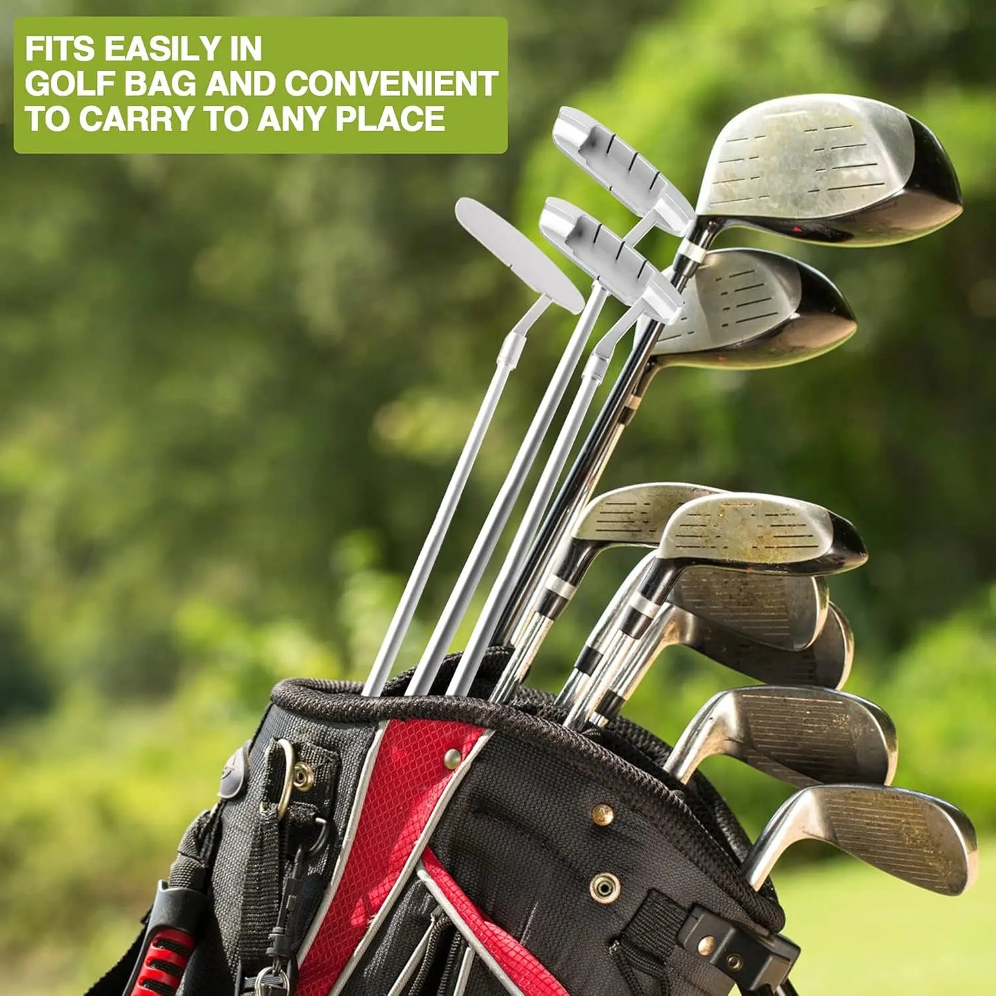 Right Hand Golf Putter Kit – Aluminum Alloy Detachable 2-Section Design, Portable Golf Club for Enthusiasts & Practice