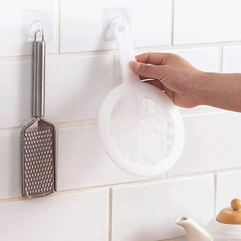 100/200/400 Mesh Washable Nylon Ultra Fine Filter Mesh Strainer Spoon Sieve for Soy Milk, Juice, Coffee, Tea, and More - Kitchen Colander