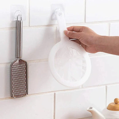 100/200/400 Mesh Washable Nylon Ultra Fine Filter Mesh Strainer Spoon Sieve for Soy Milk, Juice, Coffee, Tea, and More - Kitchen Colander
