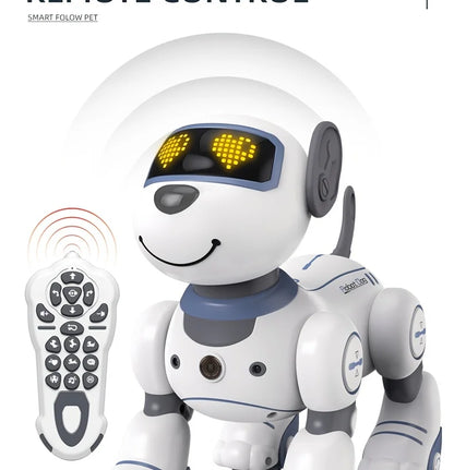 Intelligent Robot Dog Toy - Remote Control, Sing & Dance, Smart Interactive Programmable Puppy for Kids