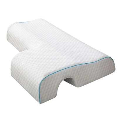 Purenlatex Orthopedic Couple Pillow - Memory Foam Cervical Vertebra Support, Arm Pain Relief, Side Sleeper Pressure Pillow