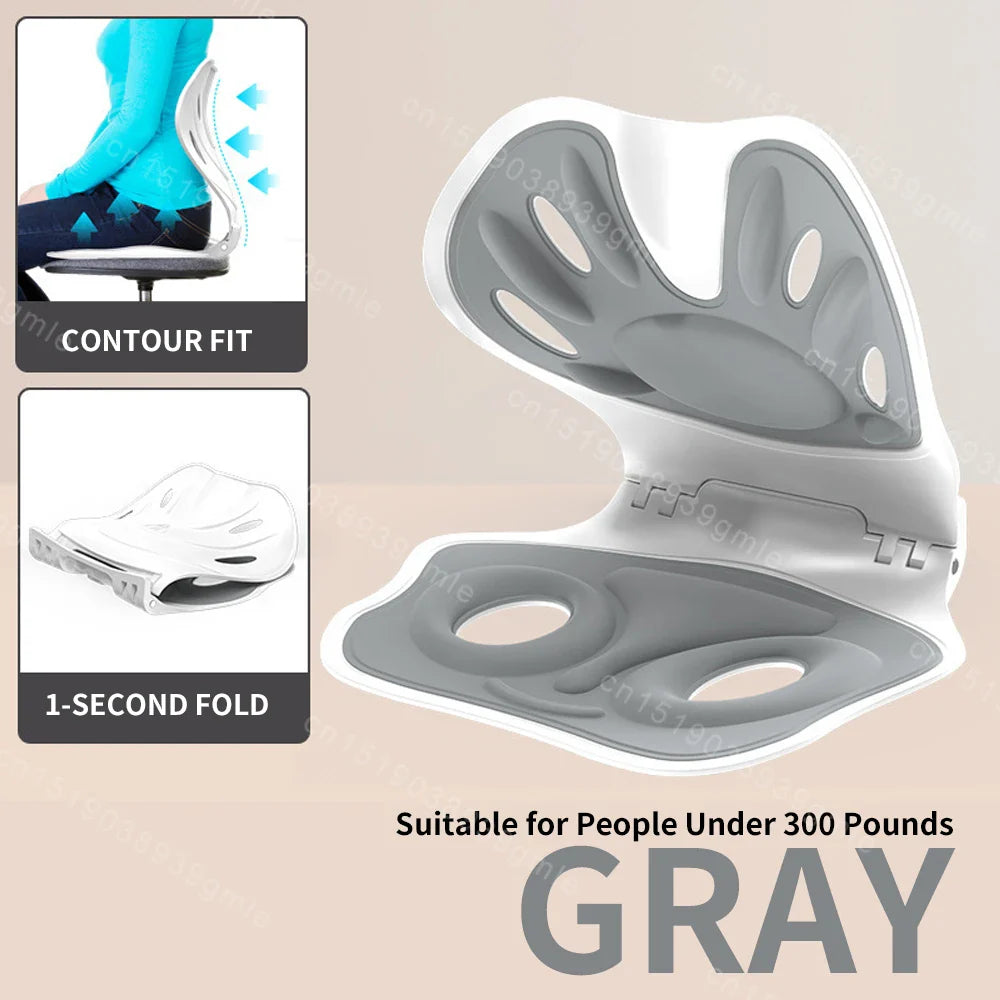 Ergonomic Waist Protection Cushion — Foldable Back Support for Pain Relief, Anti-Hunchback Posture Correction