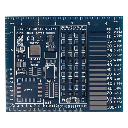 SMD/SMT Soldering Practice Board - DIY Electronic Project Kit for LED, Transistor & Component Training