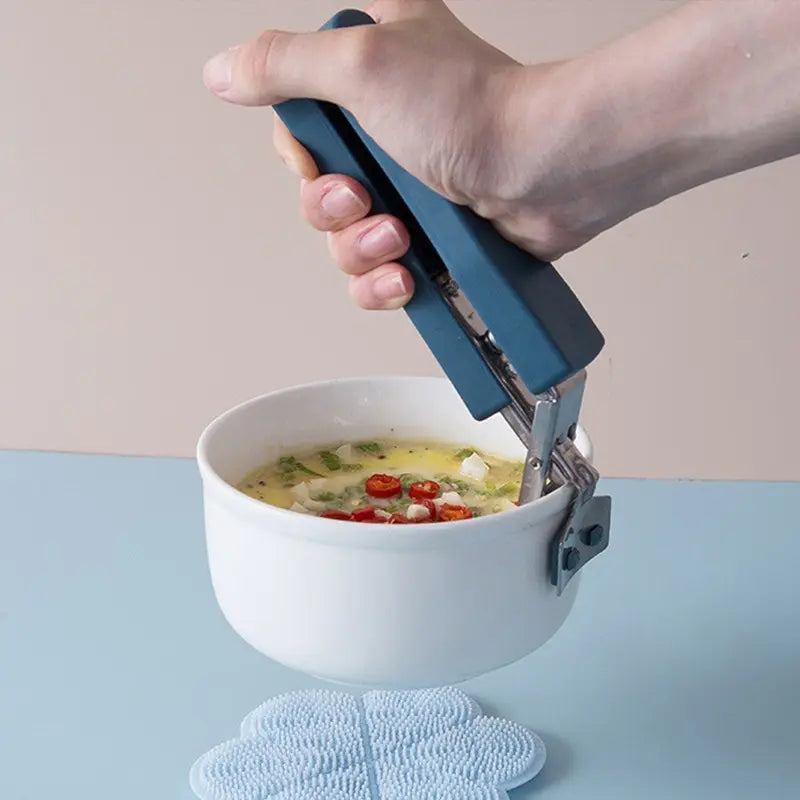 Stainless Steel Bowl Picker Dish Clamp - Non-Slip Anti-Scald Lifting Plate Clip, Kitchen Gadget for Easy Handling