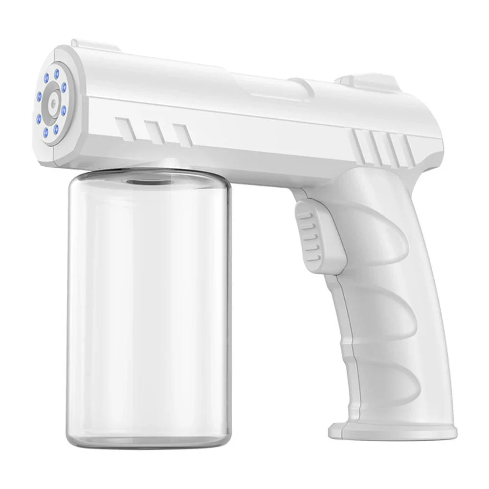 280ML Barber Nano Blue Light Sprayer — Wireless USB Electric Aftershave Steam Spray & Disinfection Gun Atomizer