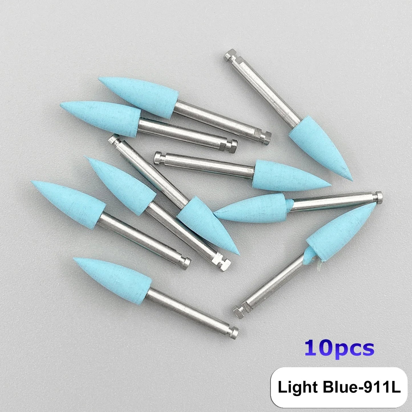 WELLCK Dental Silicone Grinding Heads – 12/10pcs Teeth Polisher for Low-Speed Dental Tools & Lab Use
