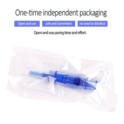 10PCS Dermapen Nano Needle Cartridges – A1 Bayonet Disposable Microneedling Replacement Needles for Tattoo Removal & Skin Care Treatment