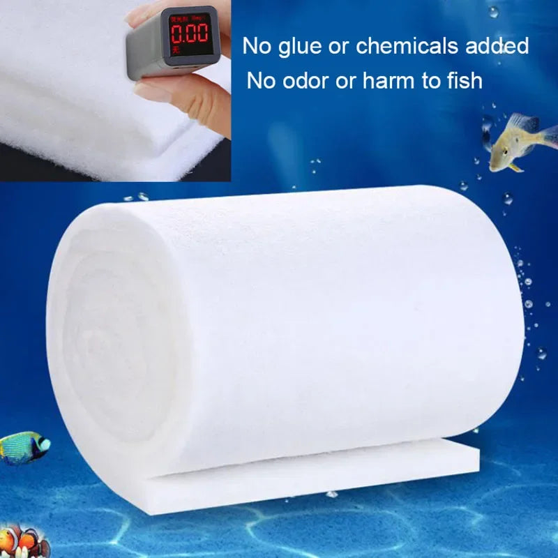 3cm Thick Aquarium Filter Sponge – Super Thick Biochemical Foam for Fish Tank Skimmer and Bio Filter Cotton