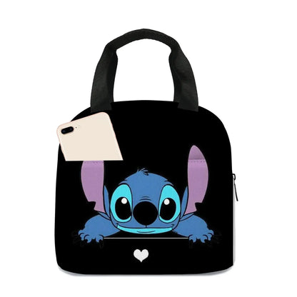 MINISO Stitch Children's Lunch Bag – Cartoon School Lunch Box Mochila, Perfect Gift for Kids