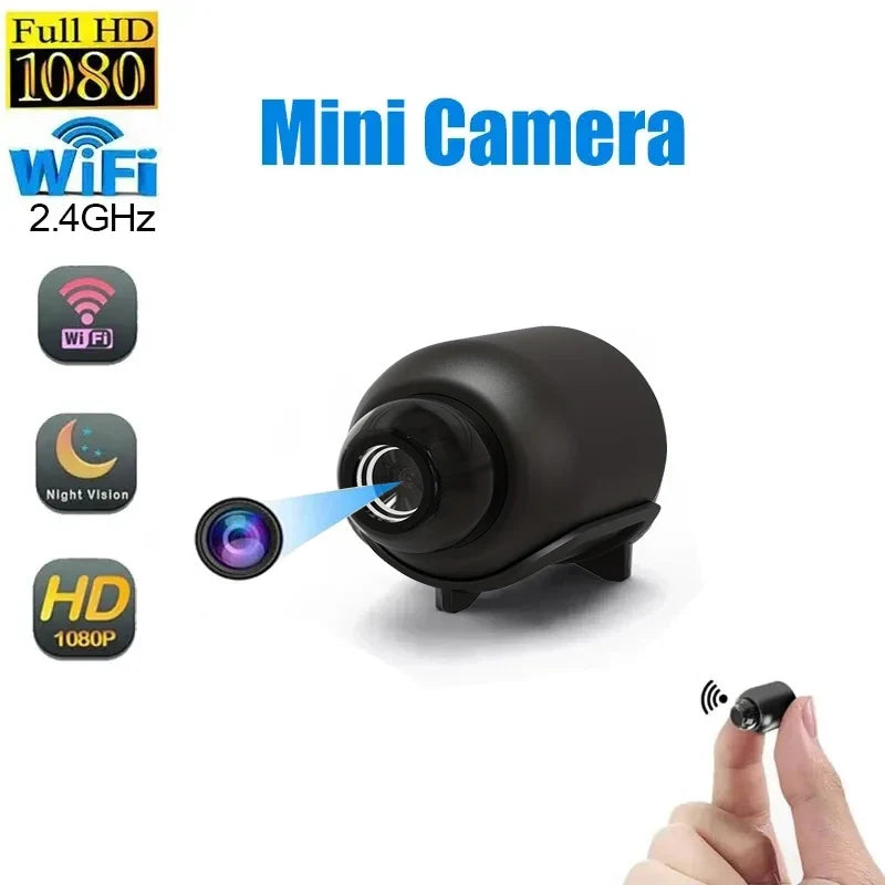 X5 Mini WiFi Security Camera - 1080P HD Wireless Surveillance Camera with Night Vision & Motion Detection
