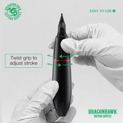 Mast K2 Wireless Tattoo Pen Kit – Dragonhawk B3 LCD Machine with Battery for Tattoo Artists