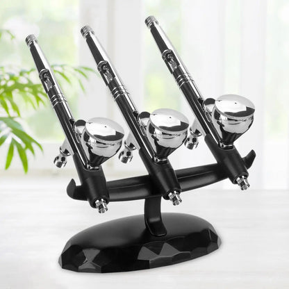 Durable Desktop Airbrush Holder Stand – Multi-Use Airbrush Storage for Painting, Makeup, Nail Art & Car Spray Tools