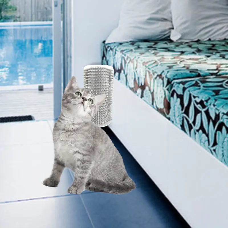 Massage Pet Brush - Corner Hair Removal, Beauty Clean Corner Brush with Removable Design