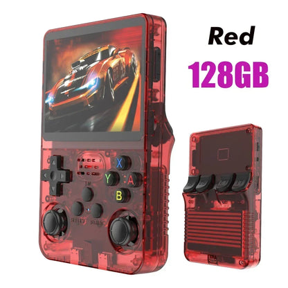 Max 256GB Retro Handheld Game Console – Linux System, 3.5 Inch IPS Screen, Portable Video Player with 64GB/128GB Games