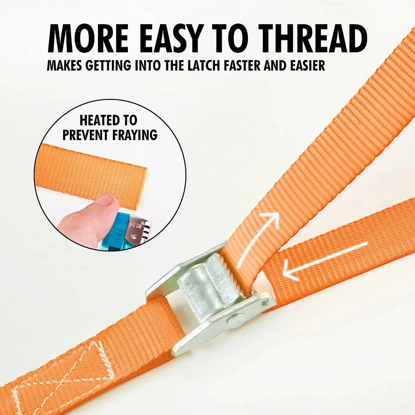 5M Pressure Buckle Straps - Heavy Luggage Fixing Adjustable Binding Belt Rope with Tensioner, Self Defense Lifesaving Safety Rope