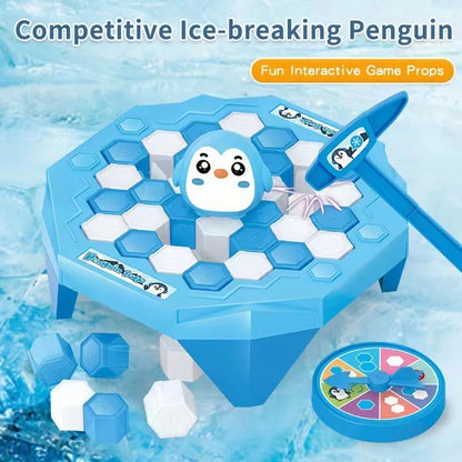 Mini Ice Breaking Penguin Game — Save the Little Penguin Desktop Interactive Toy for Kids & Parent-Child Competition