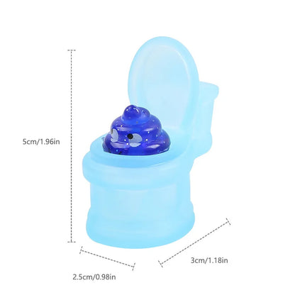 Mini Toilet Squishy Fidget Toy – Funny Pop-Up Stress Relief Sensory Toy for Kids, Party Favors & Decompression