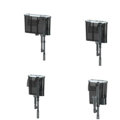 Wall-Mounted 3 in 1 Aquarium Filter – 110V/220V Circulation Pump with Waterfall Oxygenation for Small & Medium Fish Tanks