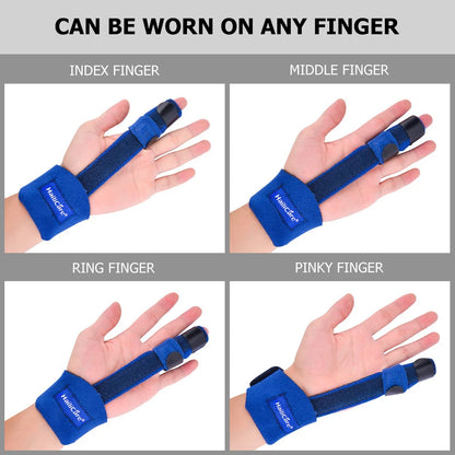 Adjustable Finger Splint Brace — Aluminum Alloy Support for Straightening Broken Fingers, Arthritis & Pain Relief
