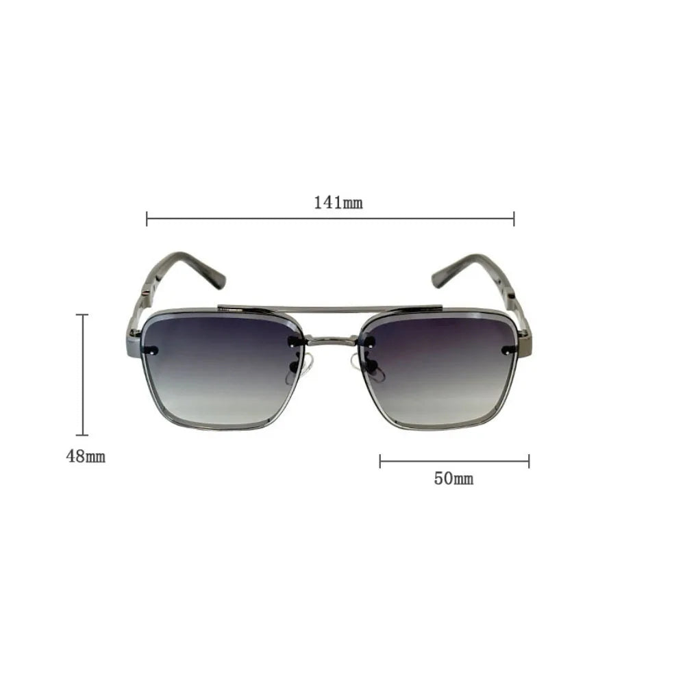 Luxury Square Sunglasses — Vintage Unisex Fashion Shades with UV Protection for Men & Women