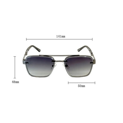 Luxury Square Sunglasses — Vintage Unisex Fashion Shades with UV Protection for Men & Women