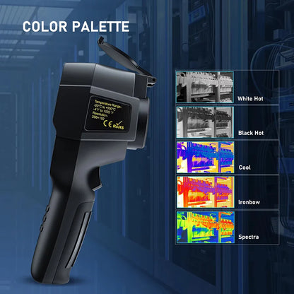 GW256 2024 Thermal Imaging Camera – Handheld Infrared Imager for Water Pipe Leaks & Electrical Power, 256x192 Resolution