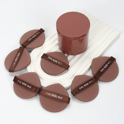 Karsyngirl 7-Pcs Strawberry Cosmetic Puff Set — Double-Sided Soft Makeup Sponges for Powder & Beauty Tools