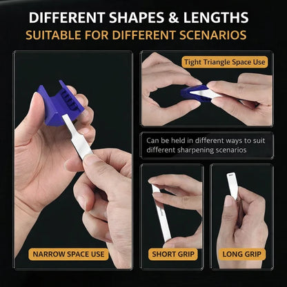 Stedi MS-46 Glass File Grinding Tool – Washable Durable Model Polisher for Military Kits, Optional #320–#1000 Mesh