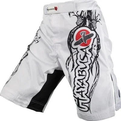 MMA Black Dragon Eagle Fight Shorts – Breathable Kickboxing Muay Thai Training Shorts, Lightweight Boxing Sports MMA Gear