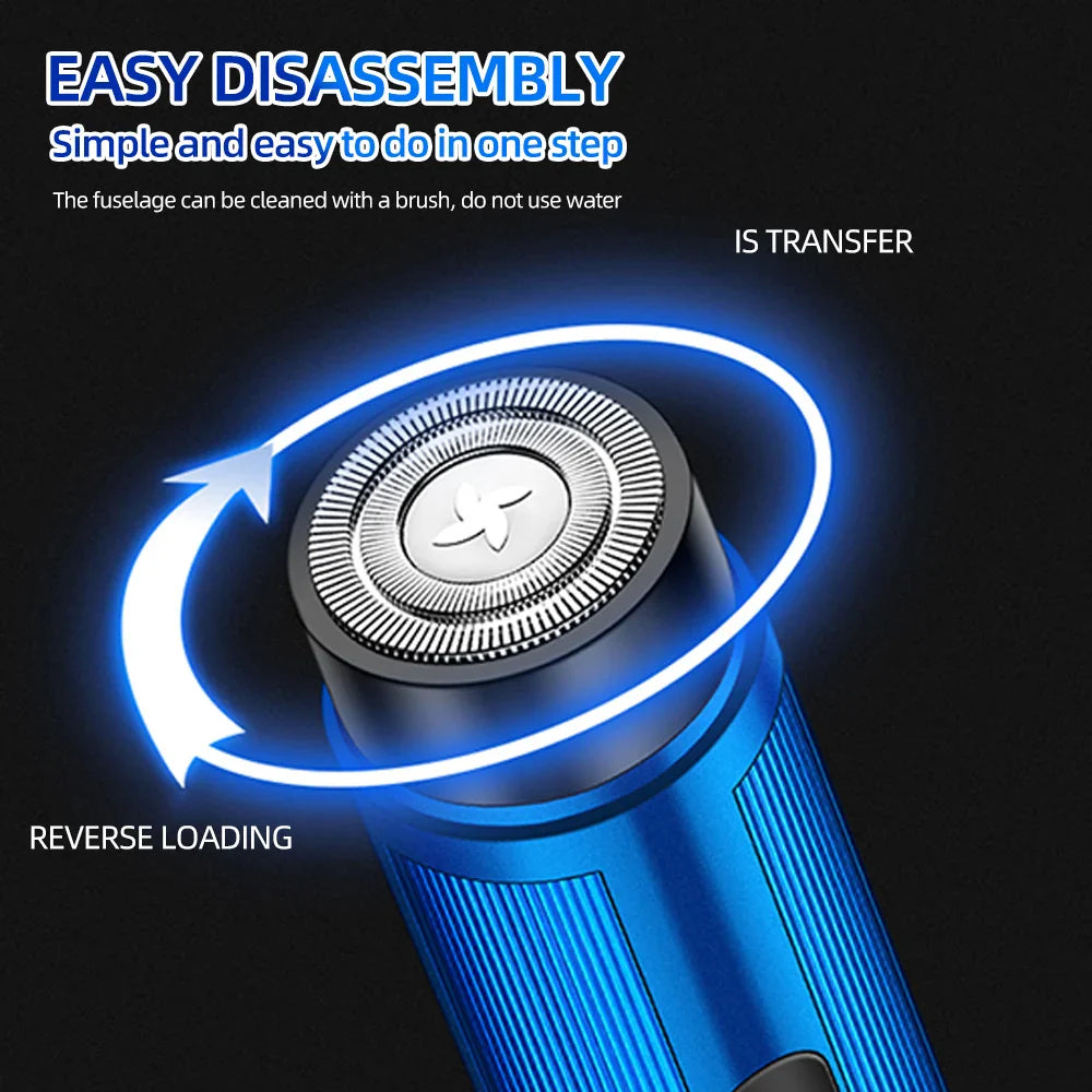 Portable Mini Electric Shaver – Rechargeable Travel Razor & Epilator for Men & Women, Compact Personal Grooming Tool