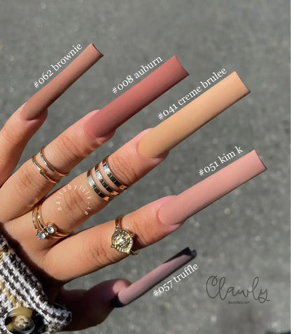 120G Nail Acrylic Powder Set - Clear Pink White Builder Polymer for Nail Extensions & 3D Nail Art