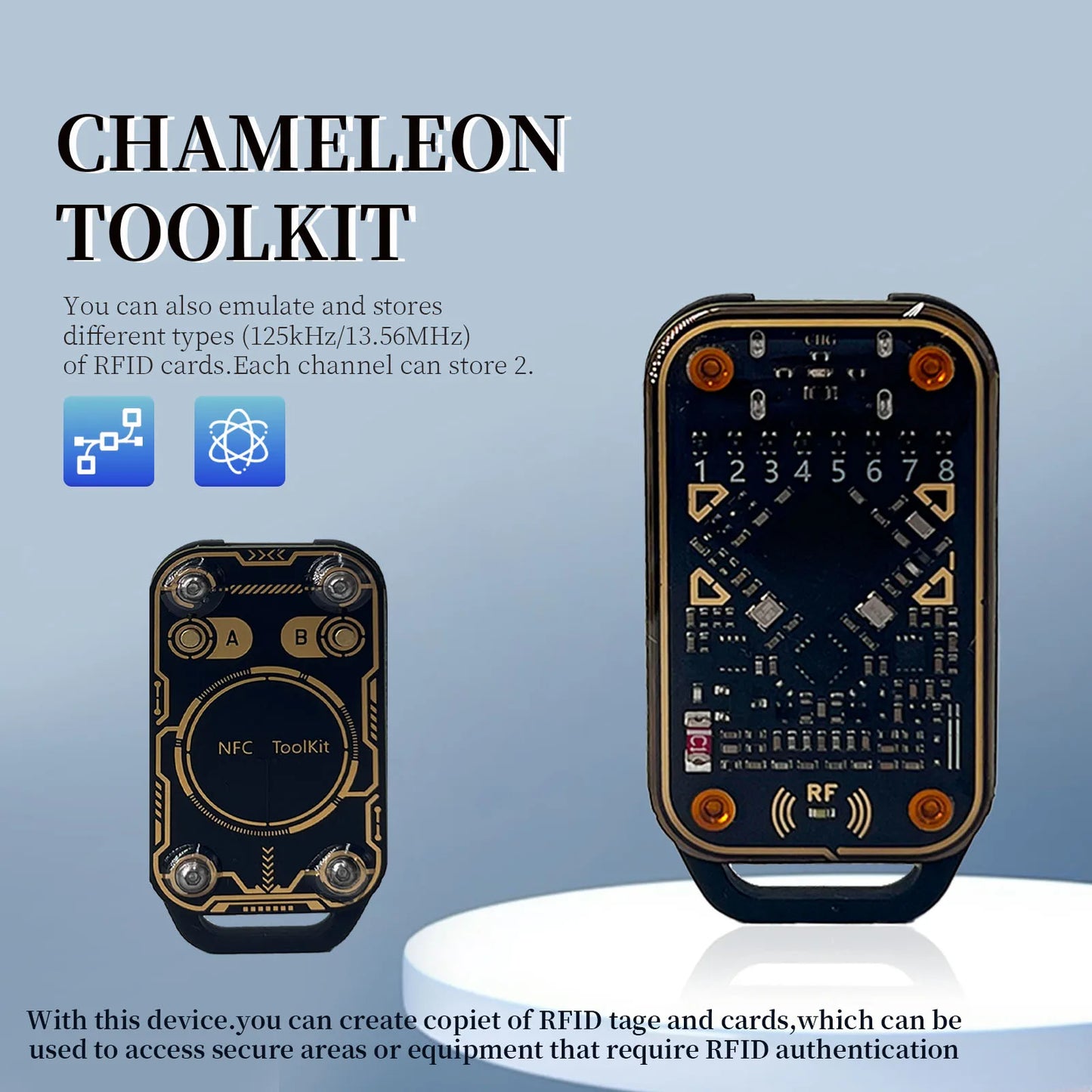 New Chameleon Ultra Contactless Smart Card Emulator – Compatible NFC Read Writer RFID Smart Chip ID Reader & Tag Copier