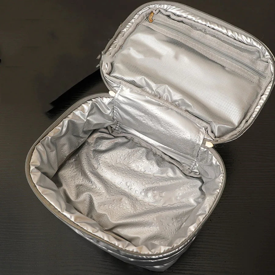 Large Capacity Makeup Bag – Portable Cosmetic and Toiletry Storage Bag, Travel Organizer Washbag