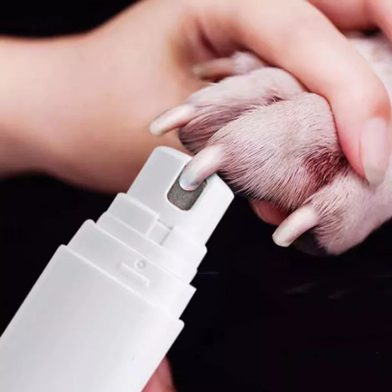 New Electric Dog Nail Clippers - Pet Claws Cutter Grinders with LED Light, Cat Paws Nail Grooming Trimmer Cleaning Supplies