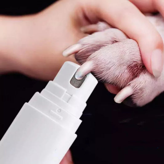New Electric Dog Nail Clippers - Pet Claws Cutter Grinders with LED Light, Cat Paws Nail Grooming Trimmer Cleaning Supplies