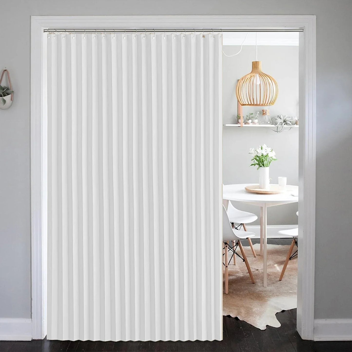 Extra Large Blackout Waterproof Curtain – Thermal Insulated Sliding Door & Shower Drapes for Living Room & Bedroom