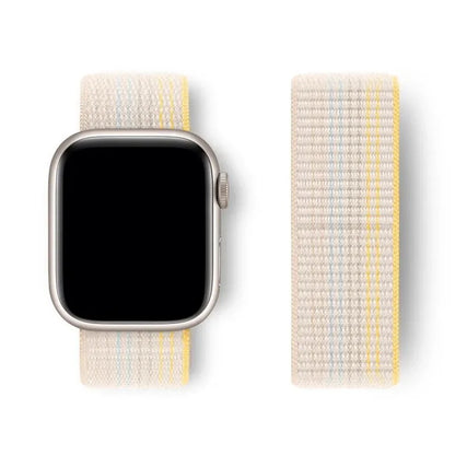 Sport Loop Strap for Apple Watch Band 40mm–49mm – Compatible with Series 3–10, SE & Ultra Adjustable Bracelet