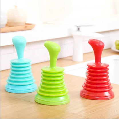 Powerful Suction Cup Drain Plunger – Pipeline Dredge Tool for Sink, Toilet & Pipe Cleaning