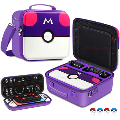 Cute Carrying Case for Nintendo Switch — Hard Shell Storage & Shoulder Bag for Switch OLED Console & Accessories