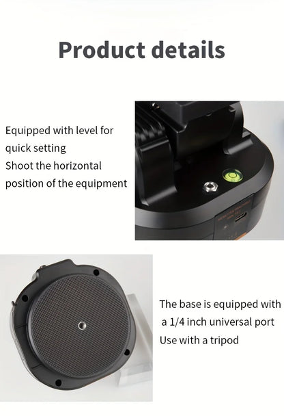 ZIFON YT2000 Remote Motorized PTZ - AI Face Recognition, 360° Horizontal Rotation for Camera, Smartphone & Action Camera Live Stream
