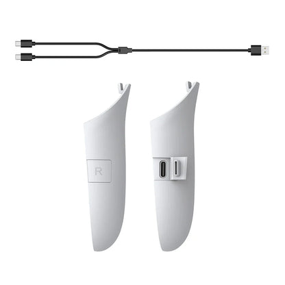 TY-5807 VR Controller Battery Pack – Rechargeable Right & Left Battery Covers for Meta Quest 3S/3 VR Controllers