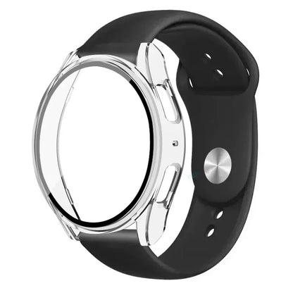 Samsung Galaxy Watch 7/6/5/4 Accessory Set – Tempered Glass Screen Protector, Silicone Strap & Protective Case (40mm/44mm, 2-Pack)