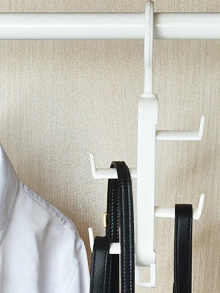 Multifunctional Wardrobe Bag & Clothes Rack – Traceless Hanging Hook for Hats, Bags, and Doors, No Drilling Needed