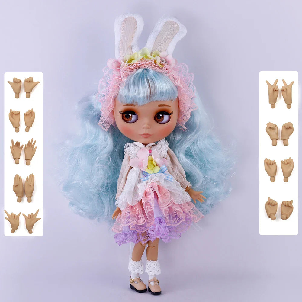 ICY DBS Blyth 1/6 Joint Doll – 30cm Tan Skin Matte Face BJD Girl Doll Toy Gift
