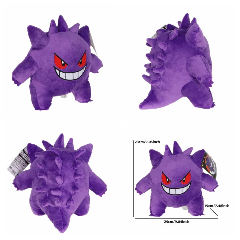 New Gengar Plush Toy – Soft Pokemon Stuffed Animal Doll, Cute Cartoon Christmas Gift